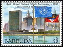 50th Anniversary of United Nations - Overprinted